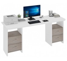 Стол письменный Домино Lite СКЛ-Прям180Р+2ТЯЛ