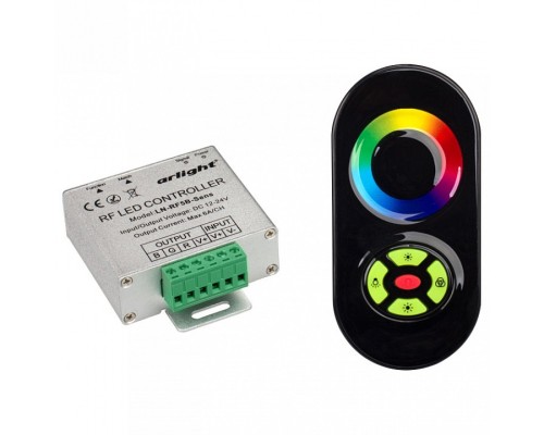 Контроллер-регулятор цвета RGB с пультом ДУ Arlight LN-RF5B LN-RF5B-Sens Black (12-24V,180-360W)