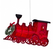 Елочная игрушка (13x4.5x7 см) Паровоз 865-441