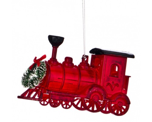 Елочная игрушка (13x4.5x7 см) Паровоз 865-441