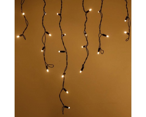 Бахрома световая [2.4x0.6 м] Edge ARD-EDGE-CLASSIC-2400x600-BLACK-88LED-FLASH WARM (230V, 6W)