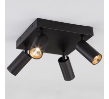 Спот Eurosvet Fleur 20066/4 черный/золото 20W