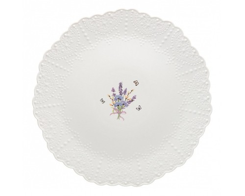 Блюдо декоративное (30 см) Прованс ажур 189-232