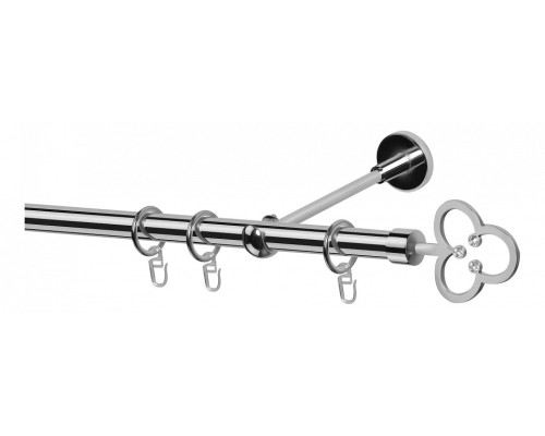 Карниз (320 см) Клевер со стразами