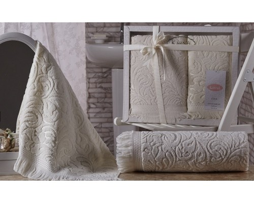 Набор из 2 полотенец для ванной ESRA