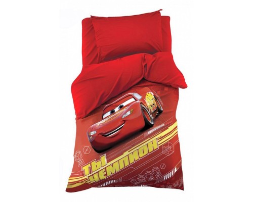 Постельное белье полутораспальное Тачки