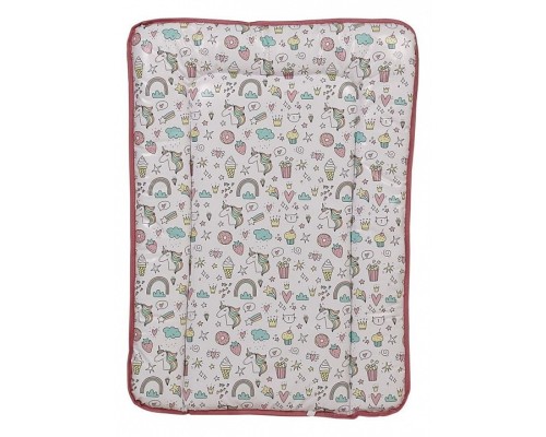 Матрас пеленальный Polini kids Единорог Сладости