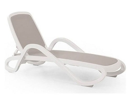 Лежак Alfa 416WH белый