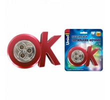 Ночник Uniel DTL-355 DTL-355 OK/Red/3LED/3AAA