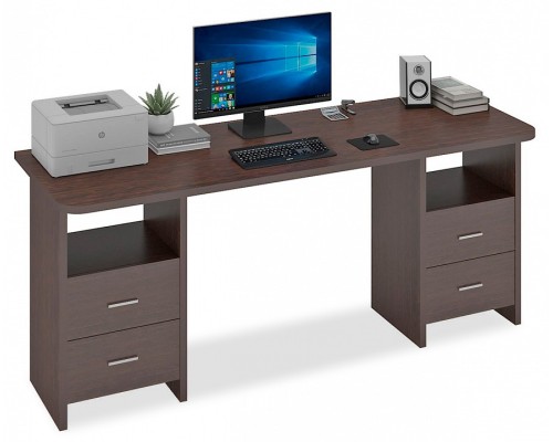 Стол письменный Домино Lite СКЛ-Прям180Р+2ТЯЛ