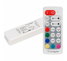 Контроллер-регулятор цвета RGBW с пультом ДУ Arlight ARL-MIN ARL-MINI-RGBW-4x2.5A (5-24V, RF ПДУ 20кн)