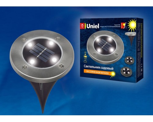 Наземный низкий светильник Uniel Inground USL-F-171/PT130 INGROUND