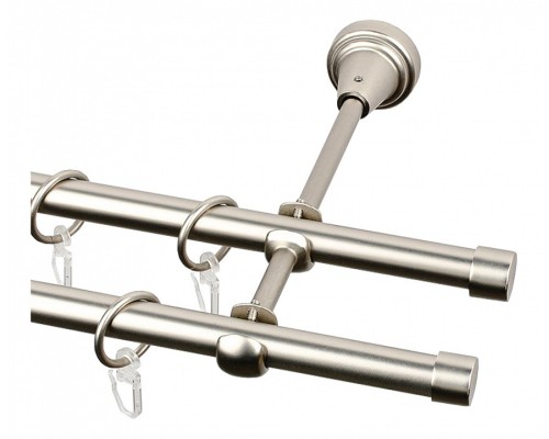 Карниз (300 см) Комплектный Матовый никель