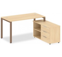 Стол письменный Metal System БП.РС-СТС-2.3 (R)