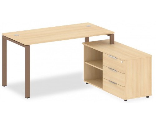 Стол письменный Metal System БП.РС-СТС-2.3 (R)