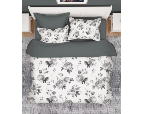 Постельное белье евростандарт Цветы