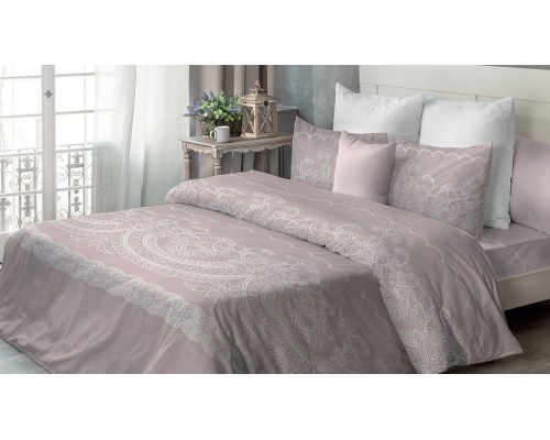 Постельное белье полутораспальное Кружевная пудра