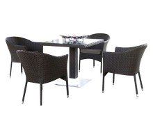 Набор уличный T606SWT/Y350W-W2390 Brown 4Pcs