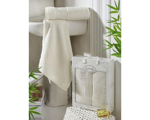 Набор из 2 полотенец для ванной PANDORA