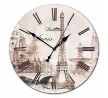 Настенные часы (33x33x4 см) Париж 1 02-008