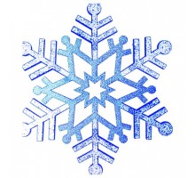 Елочная игрушка [81 см] Снежинка резная 502-383