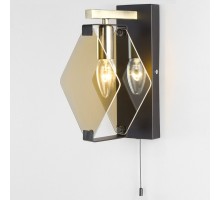 Бра Eurosvet Aragon 60126/1 черный (60116/1)