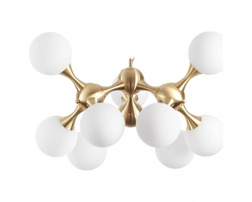 Подвесная люстра Ideal Lux Nodi NODI SP9 OTTONE SATINATO
