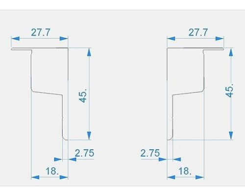 Набор из 10 заглушек для профиля Deko-Light P-EL-03-10 978270