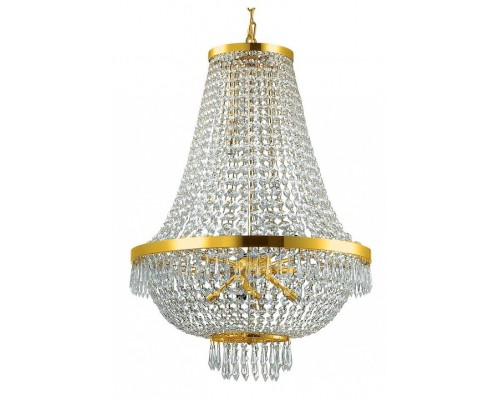 Подвесная люстра Ideal Lux Caesar CAESAR SP12 ORO