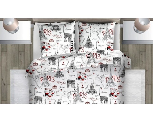 Постельное белье полутораспальное Париж