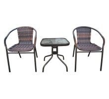 Набор уличный TLH-037B/055S-45x45 Brown 2Pcs