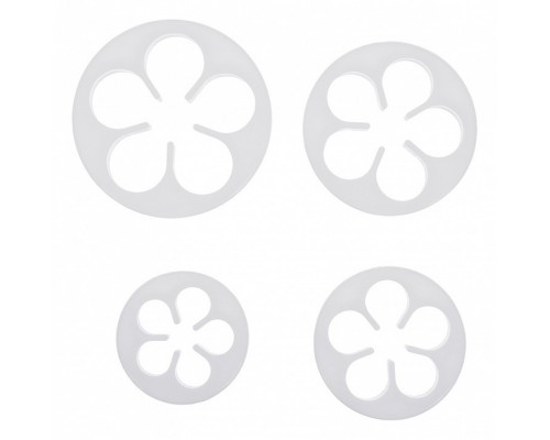 Набор из 4 форм для выпечки Цветочки 16181