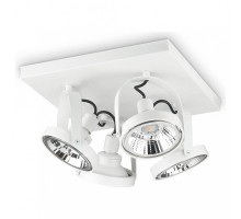 Спот Ideal Lux Glim GLIM PL4 SQUARE BIANCO