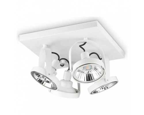 Спот Ideal Lux Glim GLIM PL4 SQUARE BIANCO