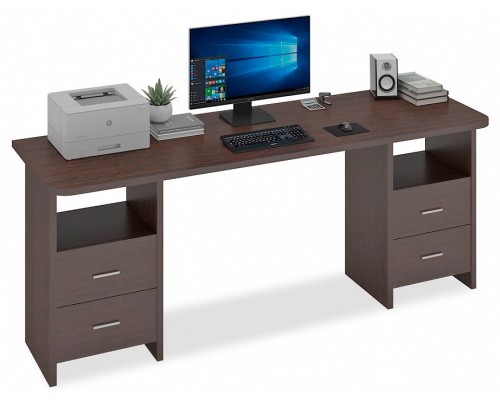 Стол письменный Домино Lite СКЛ-Прям190Р+2ТЯЛ