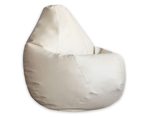 Кресло-мешок Кремовая ЭкоКожа 3XL