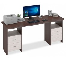 Стол письменный Домино Lite СКЛ-Прям180Р+2ТЯЛ