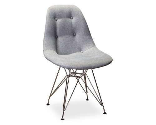 Стул Eames Сканди Грей/CR