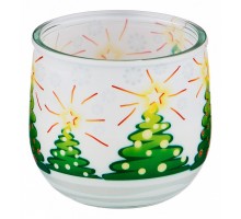 Свеча декоративная (7.5х7 см) Зима 348-664
