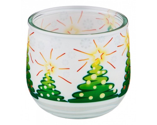 Свеча декоративная (7.5х7 см) Зима 348-664