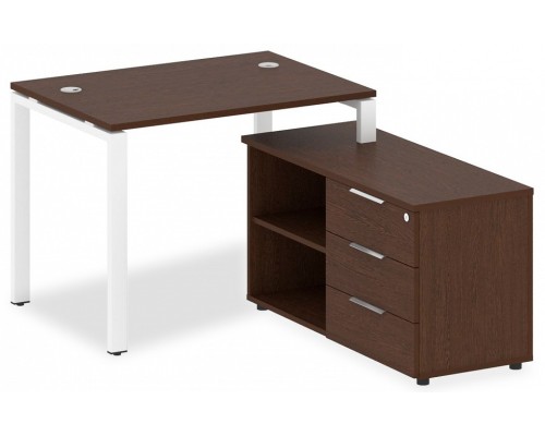 Стол письменный Metal System БП.РС-СТС-2.1 (R)