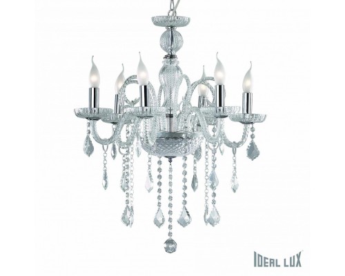 Подвесная люстра Ideal Lux Giudecca GIUDECCA SP6 TRASPARENTE