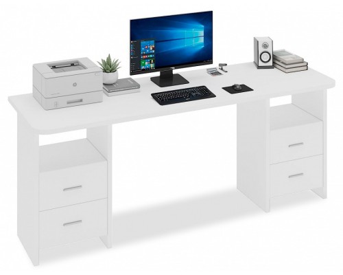 Стол письменный Домино Lite СКЛ-Прям190Р+2ТЯЛ