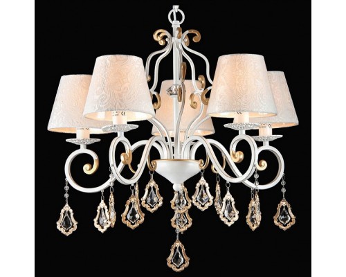 Подвесная люстра Natali Kovaltseva Grace Grace 10427/5C WHITE GOLD