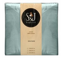 Простыня двуспальная S&J S