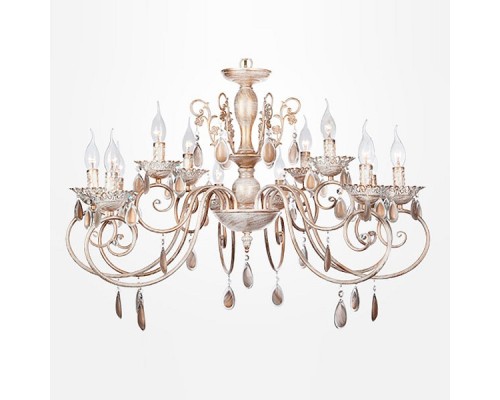 Подвесная люстра Eurosvet Galatea 10009/12 белый с золотом