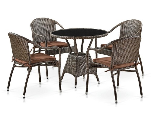 Набор уличный T707ANS/Y480A-W53 Brown 4Pcs