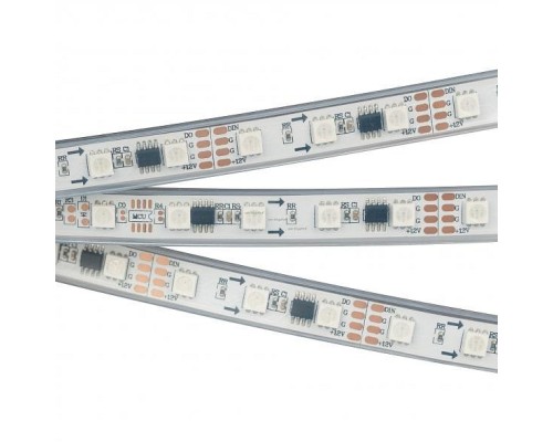 Лента светодиодная Arlight SPI-5000PGS-5060-60 12V Cx3 RGB-Auto (12mm, 13.2W/m, IP67) 029445