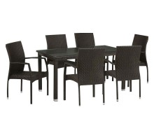 Набор уличный T256A/Y379A-W53 Brown 6Pcs