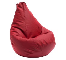 Кресло-мешок Красная ЭкоКожа XL